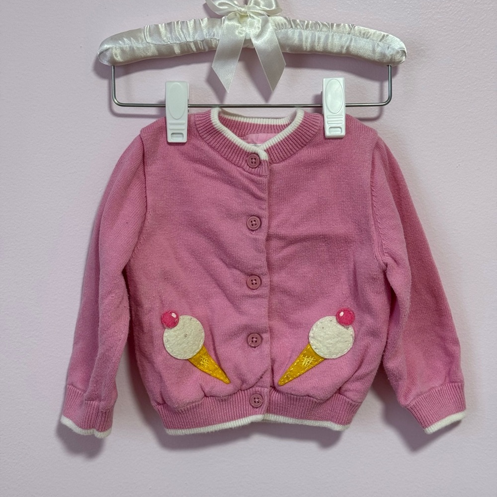 Baby pink cute sweater for 12 M